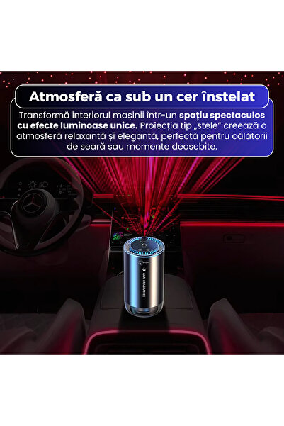 BMSIFY Odorizant auto profesional cu aromaterapie
