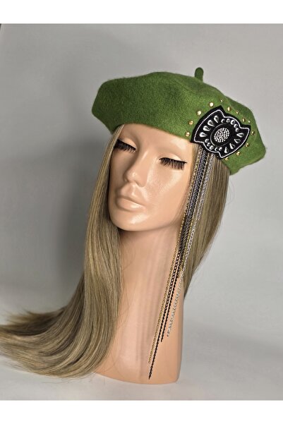 Senbeno Design ÖZGÜN TASARIM FISTIK YEŞİLİ FRANSIZ RESSAM BERESİ SALLANTI VE ...