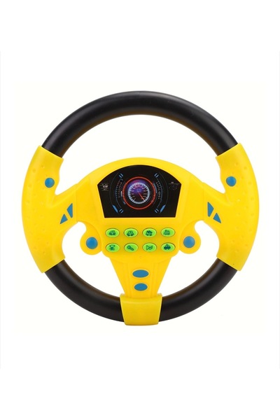 trendyhome Jucarie volan educational Longziming galben, KX1701