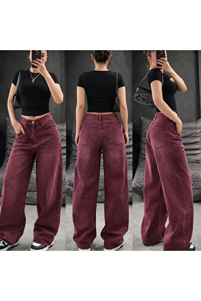 Semesia Blugi retro cu picior larg