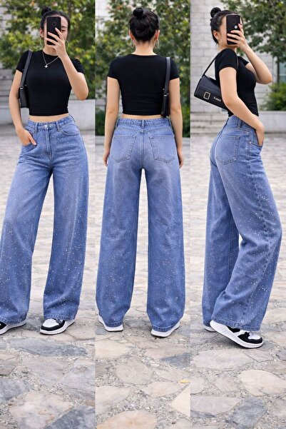 Semesia Wideleg Retro Jeans