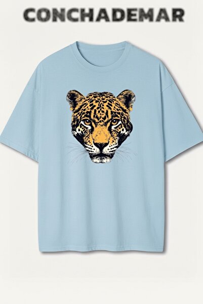 Vordevia Tiger Printed Premium Oversize Cotton T-Shirt