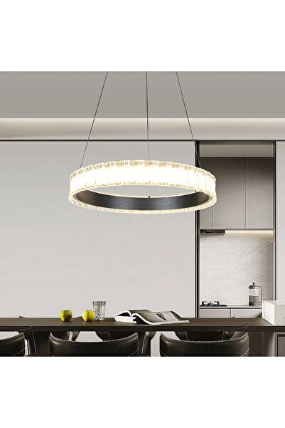 HAMER Modern silver chandelier with 3 lights, 48 ​​watts, 40 cm diameter