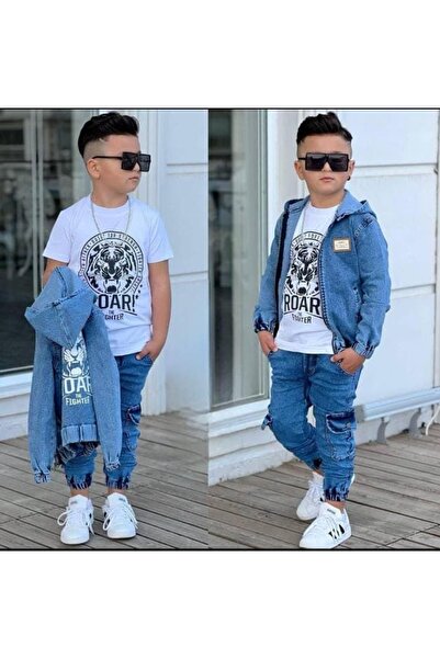 Bisahane Erkek Çocuk 3 Lü Kot Takım