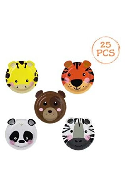 OEM Paper Plates 5 Animal Designs Ø23 cm - 25 pcs