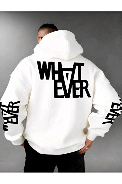 DİVİN Hanorac unisex WHATEVER cu glugă – Călduros, confortabil și cu un desig...