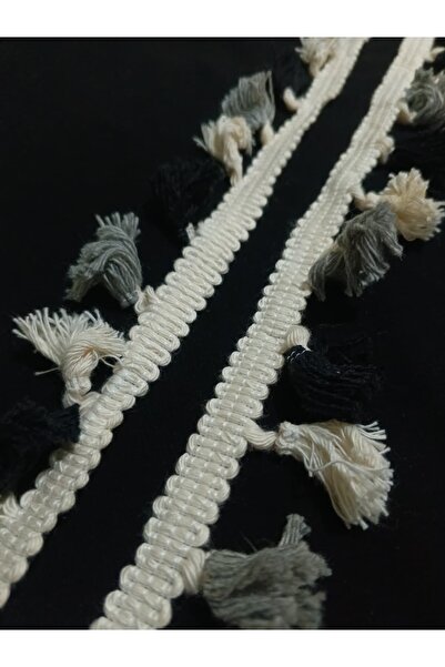 ULUPAMİR شراشيب ملونة داكنة اللون بطول 1 متر