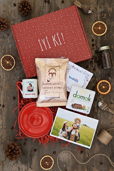 Hedizu Hamile Anne Adayı Hediye Kutusu Kırmızı - S052 - Anneler Günü Hediyesi...