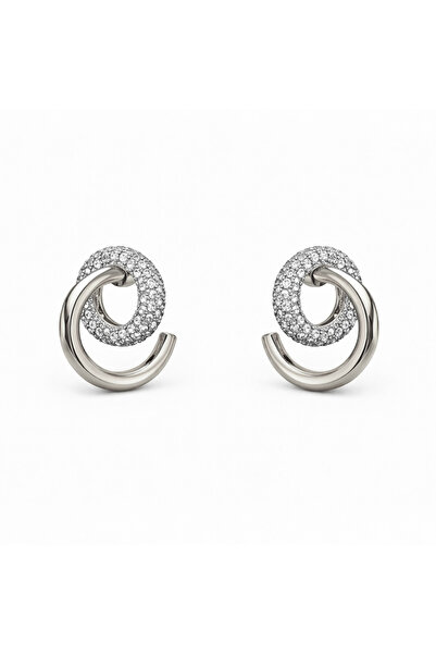 neslyaccessories Halo twist earrings (silver)