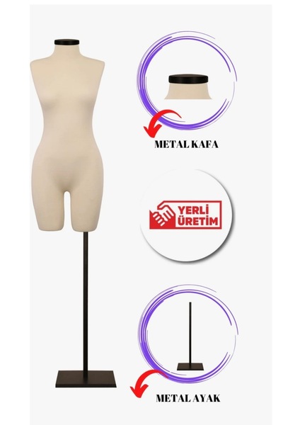 MD Vİtrin Dekorasyon 40 BEDEN PANTALON GİYEBİLEN PROVA TERZİ MANKENİ DİKİNE İ...