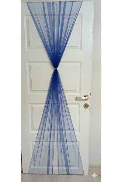 Mutlu Başlangıçlar Arkası Lastikli Pratik Kapı Süsleme Tülü