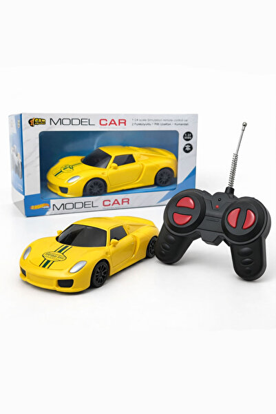 Solemia Uzaktan Kumandalı Yarım Fonksiyonlu Spor Araba 1:24 Ölçek Oyuncak Ara...