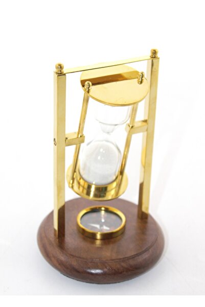 MEVAFA Brass Compass Hourglass