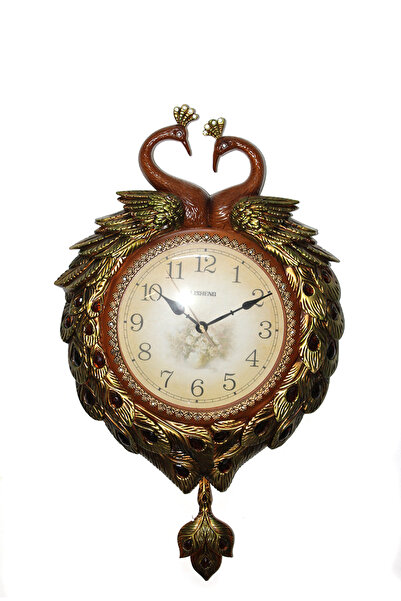 MEVAFA Wall Hanging Peacock Clock