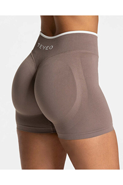 Sheky Pantaloni scurți Teveo Contrastline cu efect push-up și șnur