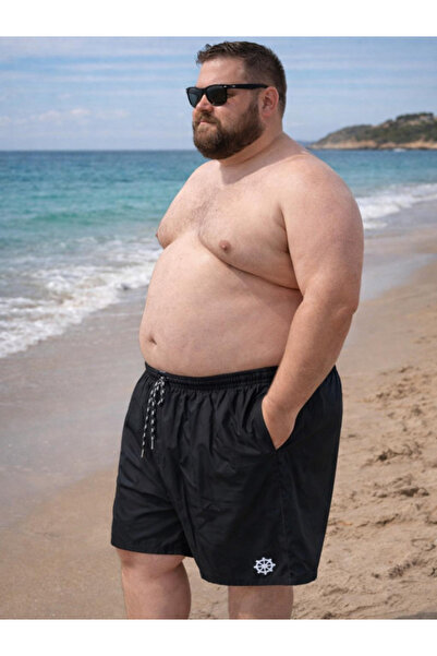 BERNEO Ανδρικό σορτς κολύμβησης Super Battal με ελαστική μέση και διπλές τσέπες