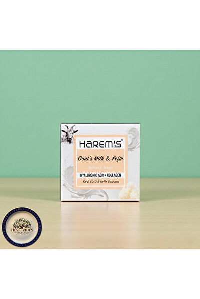 HAREM'S Keçi Sütü & Kefir Doğal Sabunu 120gr (Hyaluronik Asit & Kolajen içeri...