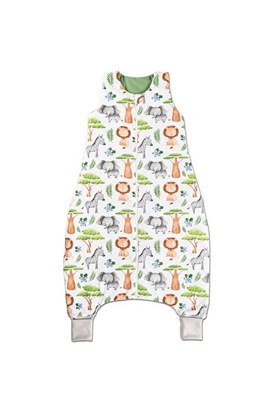 Kidizi Sleeping bag with legs for children 3-5 years Safari, 1 tog