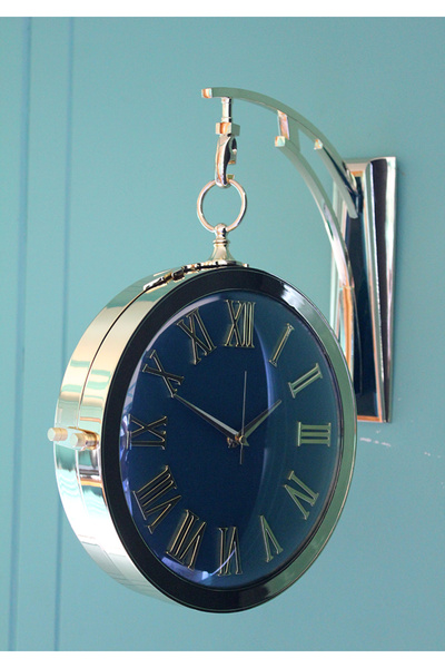 MEVAFA Wall Hanging Station Clock