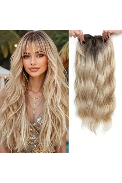 favorim peruk New sezon gerçek saç dokusunda ombreli tepelik