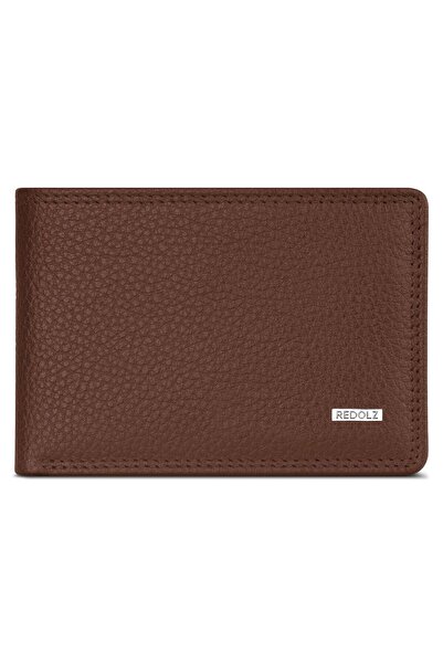 REDOLZ Leather Essentials QF kleine Geldbörse RFID Leder 10,5 cm