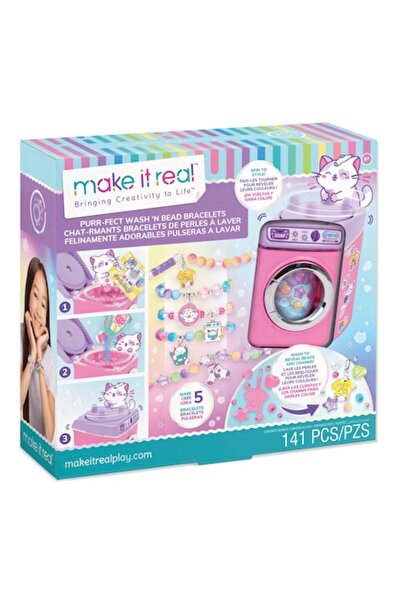 Make It Real Purrrfect Wash n Bead Bracelet Set