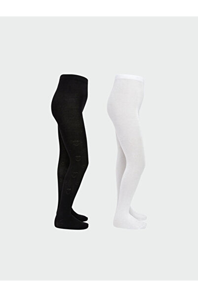 LC Waikiki Блестяща селекция от блестящи бродерирани чорапогащи за момичета о...