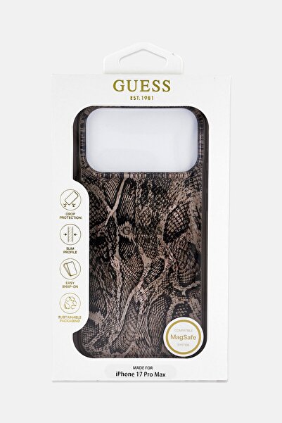 Guess iPhone 17 Pro Max Python Pattern With MagSafe Mobile Case, Multicolor