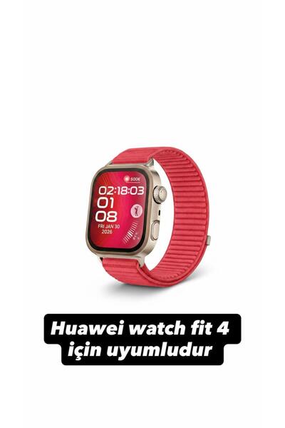 one depot only for quality life حزام ساعة هواوي واتش فيت 4 الذكية - أسود