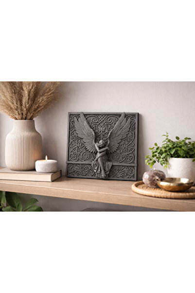 Heaven Home Design Dekoratif Melek Rölyef Duvar Panosu | Gotik & Vintage Ev D...