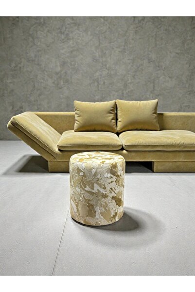 Framgan Milano Serisi – Modern Tasarımlı Lüks Dokulu Dekoratif Puff