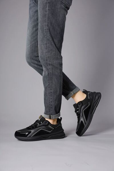 AX Boxing Pantofi sport Barbati, Model Kairo, Talpa usoara din spuma, Piele e...