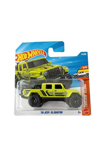 HOT WHEELS '20 Jeep Gladiator, green, model 2026, scale 1:64
