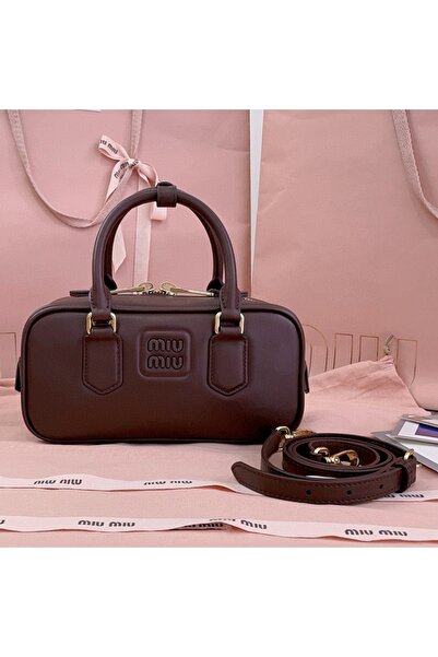 Generali Real leather women's bag, bowling ball, fashionable ladies' bag