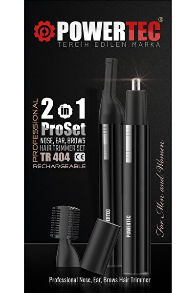ozbience Şarjlı Burun ve Kulak Tüy Alma Seti, 2'li Çok Amaçlı Tıraş Makinesi