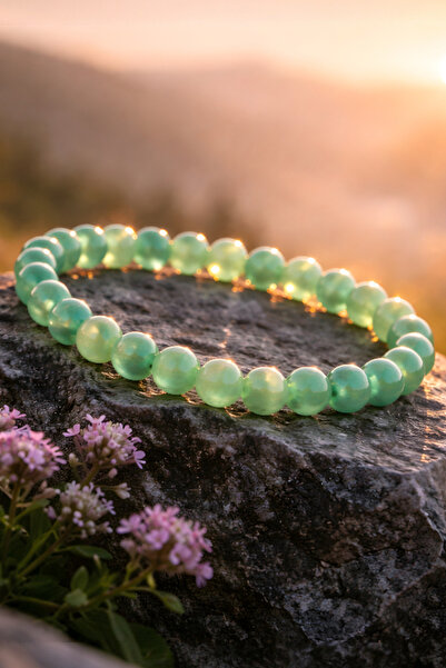 NBS Beautiful Naturel Stones Aventurine Fine Natural Stone Bracelet 6 mm Unisex