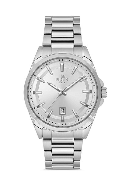 Platin Pierre ساعة يد رجالية HDS-PL-1204GA-A1 بسوار فولاذي مع تقويم