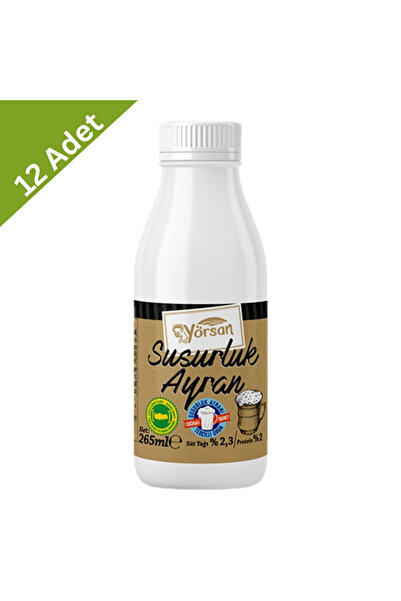YÖRSAN Susurluk Ayran 265 ml x 12 Adet