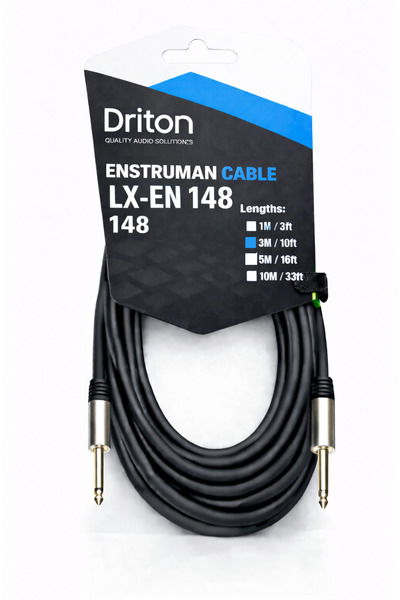 DRİTON Lx-En Lx-148 3 Meter Sound and Light System 6.3 Mono - 6.3 Mono Jack C...