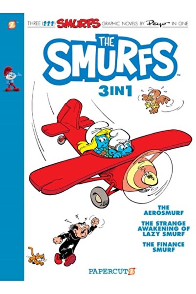 Book Boss The Smurfs 3-in-1 Vol. 6 – Aerosmurf, Lazy Smurf & Finance Smurf