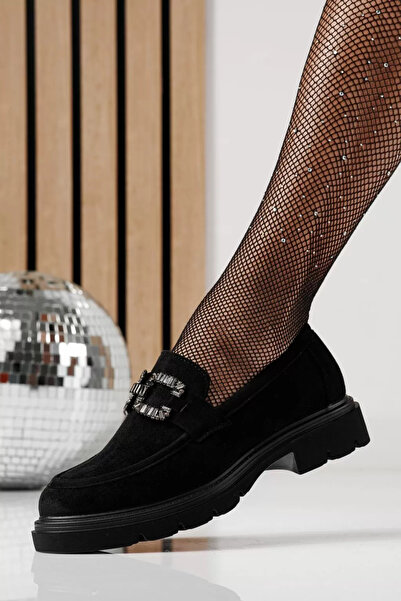 Zaira Women's black casual shoes made of eco-leather Tabita #24277 - 40