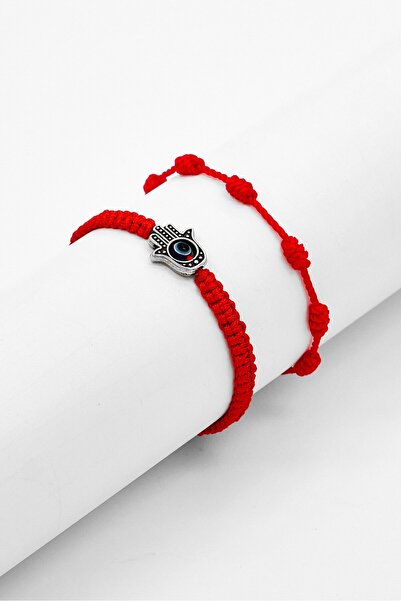 Muy Mucho Women Luck And Protect Amulet Bracelet, Red