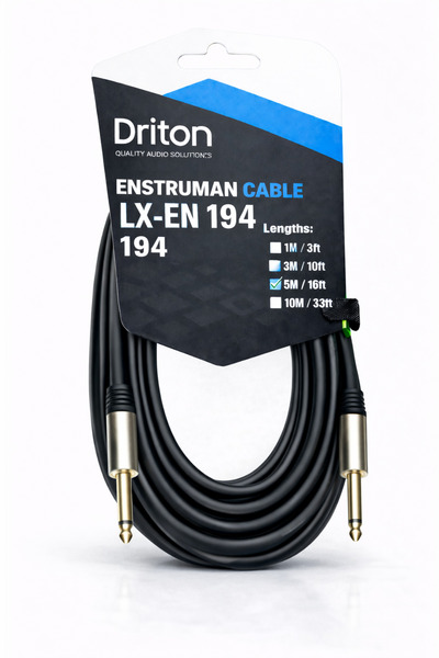 DRİTON Lx-En Lx-194 5 Meter Sound and Light System 6.3 Mono - 6.3 Mono Jack C...