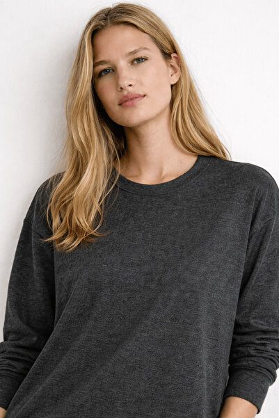 Re-clo Nancy Long Sleeve, Women's Sweatshirt with Organic Fabric