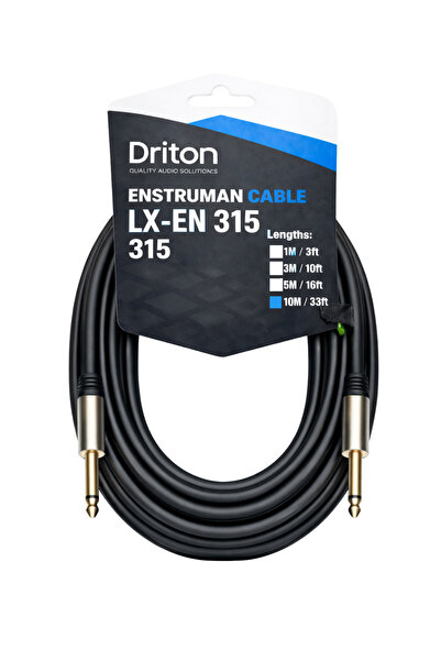 DRİTON Lx-En Lx-315 10 Metre Sound and Light System 6.3 Mono - 6.3 Mono Jack ...