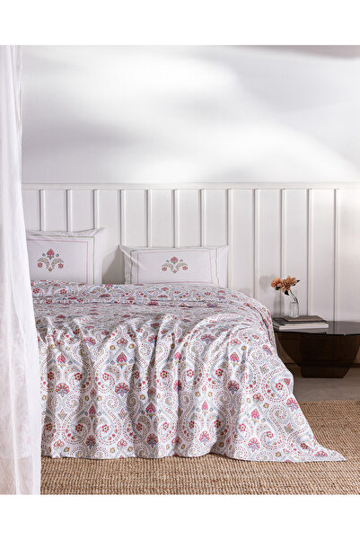 Madame Coco Σετ Πικέ Bretagne Μονό Βαμβακερό με στάμπα Ecocell - Πολύχρωμο