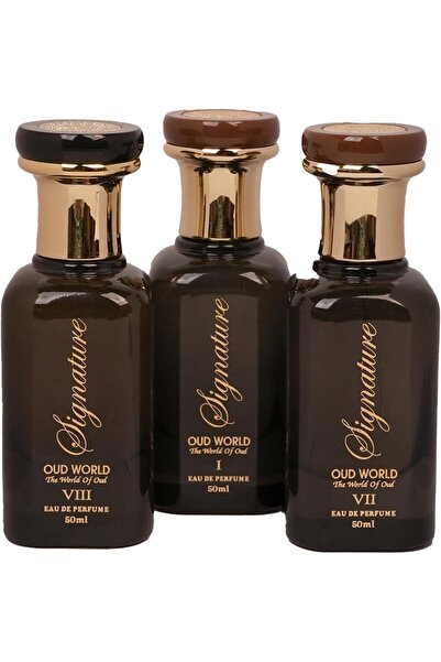 OUD WORLD Signature Combo Set – Signature-Ⅰ, Ⅶ & Ⅷ Luxury Perfumes for Men & ...