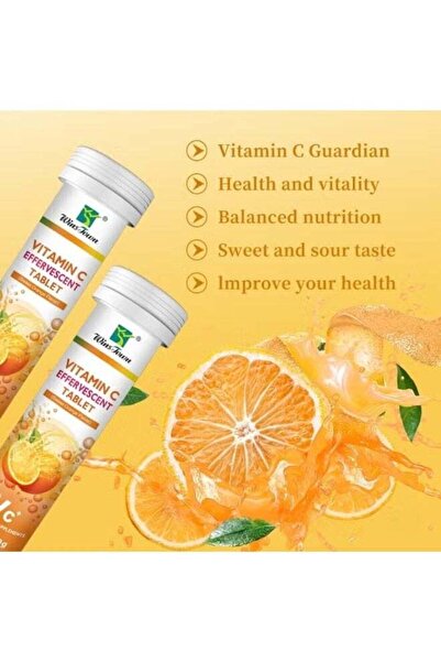 Wins Town VC Effervescent Tablet, Vitamin C Supplement