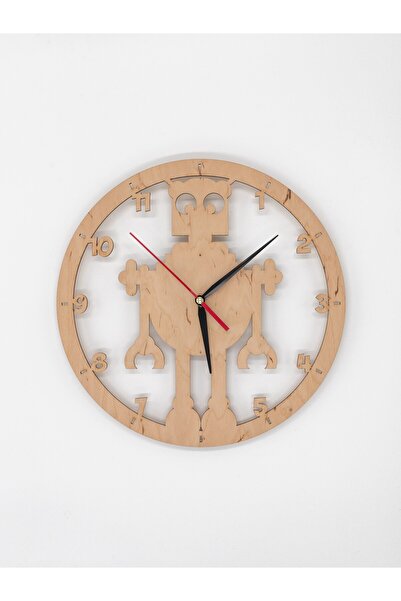Amco Ceas de perete din lemn Roboclock 30 x 30 x 2,5 cm