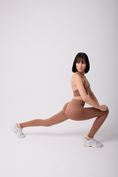 FOREVER MORE Безшовні легінси Aura Model з високою талією, зібраними спинками...